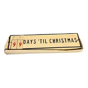 Magnolia‎ Christmas Countdown Sign NEW